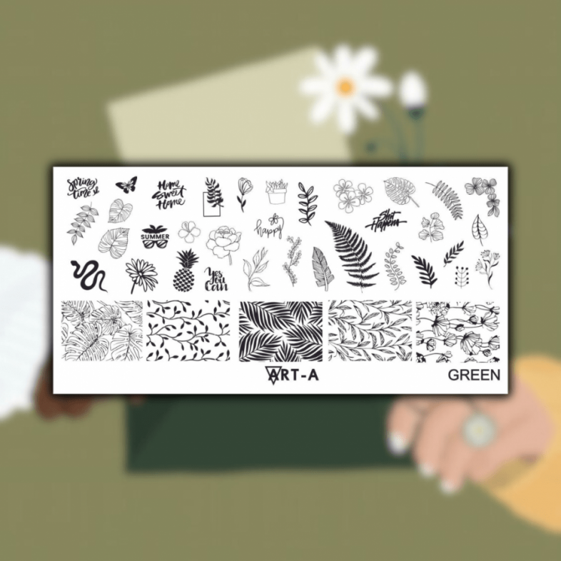 Пластина для стемпинга Art-A Green