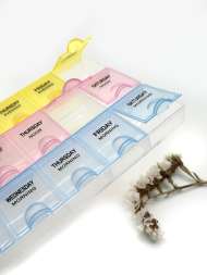 Контейнер для хранения цветной на 21 ячейку