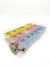 Контейнер для хранения цветной на 21 ячейку