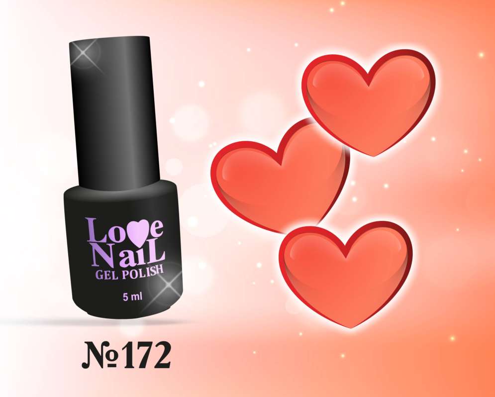 172 LOVE NAIL ГЕЛЬ ЛАК класса Premium 