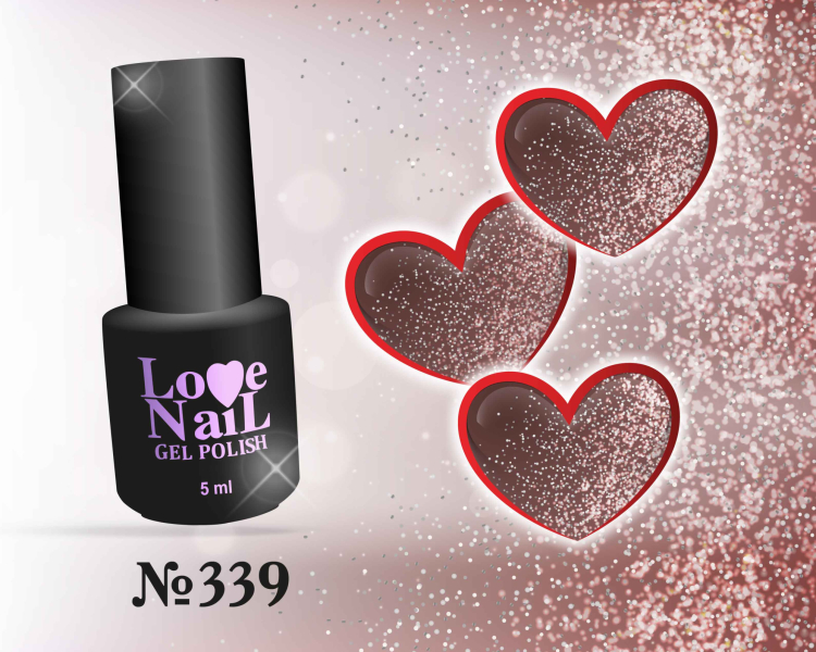 339 LOVE NAIL ГЕЛЬ ЛАК класса Premium    