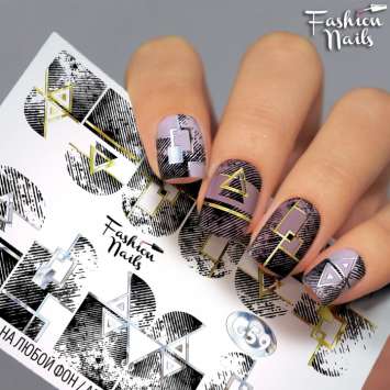 Fashion Nails Слайдер-дизайн GALAXY № 59