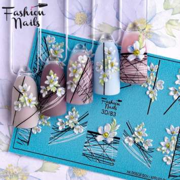Fashion Nails Слайдер-дизайн 3D № 83