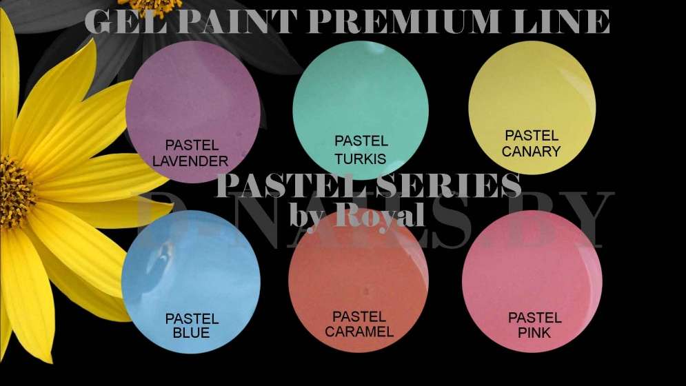 Гель-краска Royal Premium Line Pastel Caramel 5 ml 