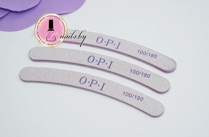Пилочка бумеранг OPI 100/180 grit     
