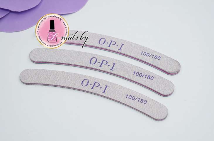 Пилочка бумеранг OPI 100/180 grit     