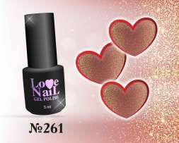 261 LOVE NAIL ГЕЛЬ ЛАК класса Premium                             