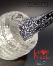 Top no wipe Glitter 01 LOVE NAIL 