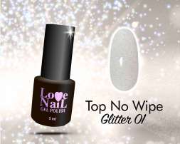 Top no wipe Glitter 01 LOVE NAIL 