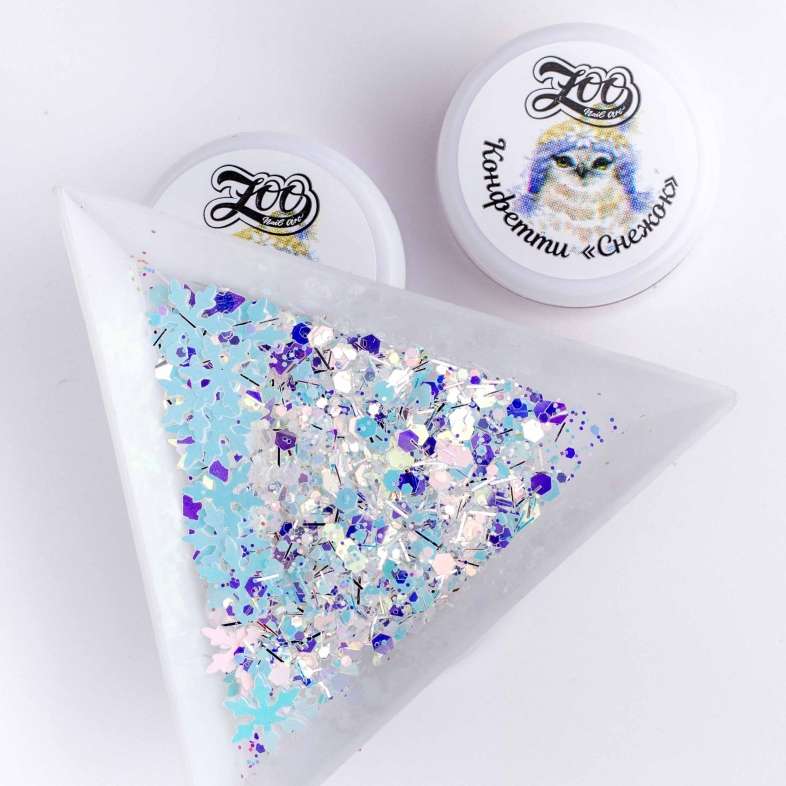 1562 Конфетти "Снежок" 1 г   