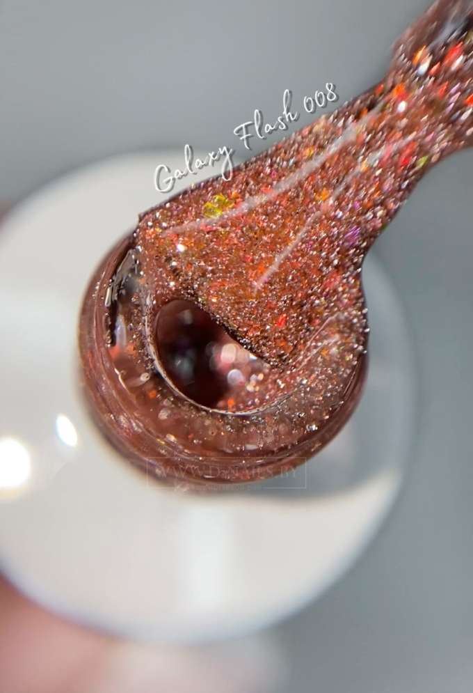 Светоотражающий гель-лак Art-A серия Galaxy Flash 008, 8ml     