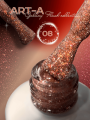 Светоотражающий гель-лак Art-A серия Galaxy Flash 008, 8ml     