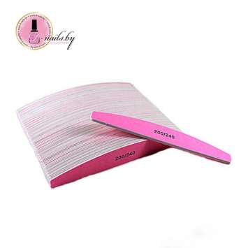 ПИЛКА ПОЛУМЕСЯЦ РОЗОВАЯ 200/240 ГРИТ