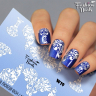 Fashion Nails Слайдер-дизайн WHITE № 19
