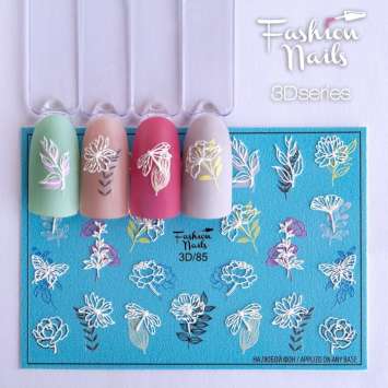 Fashion Nails Слайдер-дизайн 3D № 85