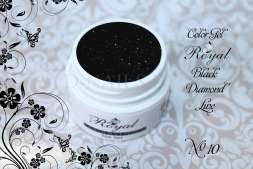 Цветной гель Royal Black Diamond Line 5 ml №10