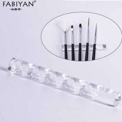 Подставка для кисточек на 5 делений (прозрачная)