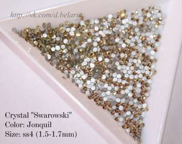 Стразы ss4 Jonquil 1.5-1.7mm 100шт 
