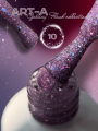 Светоотражающий гель-лак Art-A серия Galaxy Flash 010, 8ml    