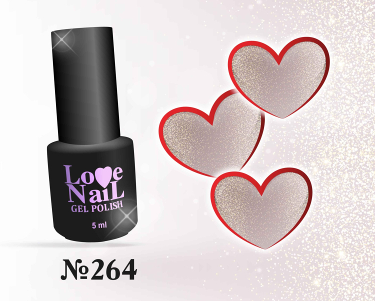 264 LOVE NAIL ГЕЛЬ ЛАК класса Premium                               