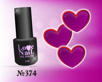 374 LOVE NAIL ГЕЛЬ ЛАК класса Premium  
