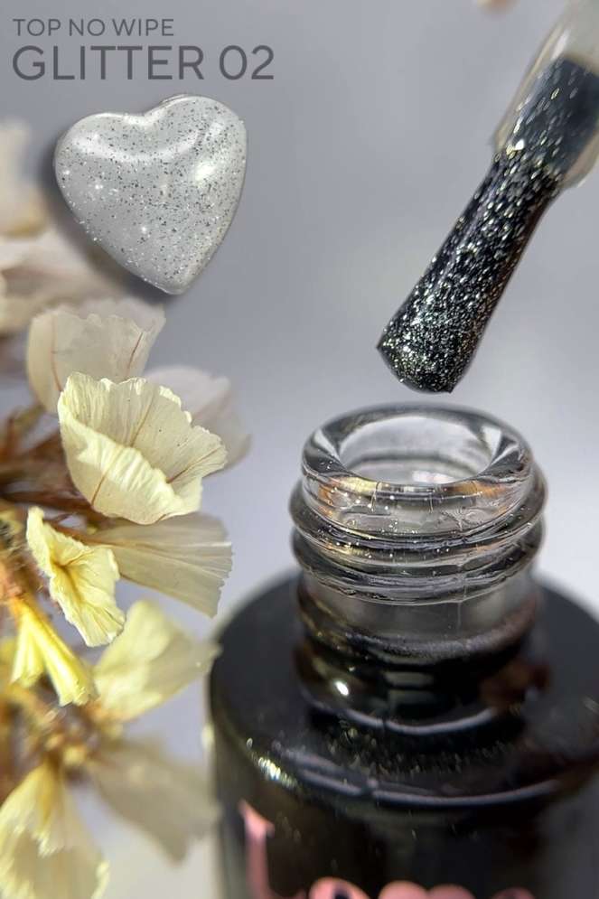 Top no wipe Glitter 02 LOVE NAIL  