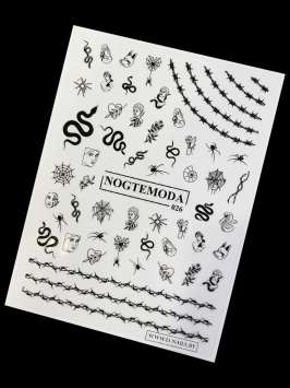 Наклейки Nogtemoda № 026