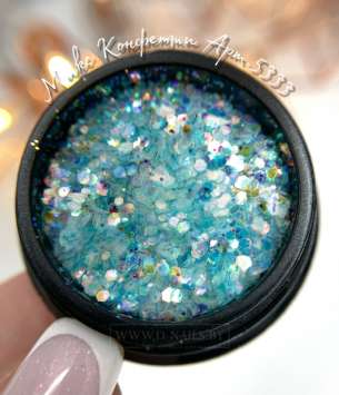 Шестигранники микс конфетти Арт.5333