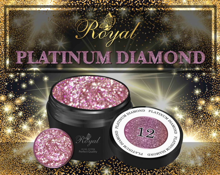 Гель-лак Royal PLATINUM DIAMOND 5 ml №12