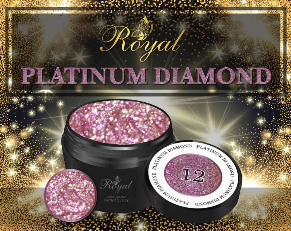 Гель-лак Royal PLATINUM DIAMOND 5 ml №12