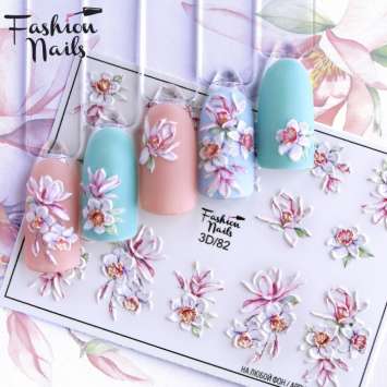 Fashion Nails Слайдер-дизайн 3D № 82