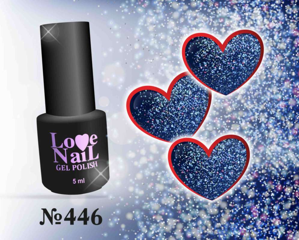 446 LOVE NAIL ГЕЛЬ ЛАК класса Premium          