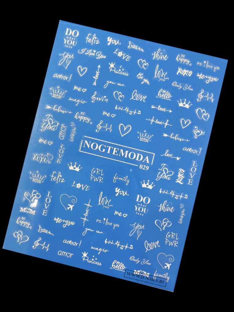 Наклейки Nogtemoda № 029
