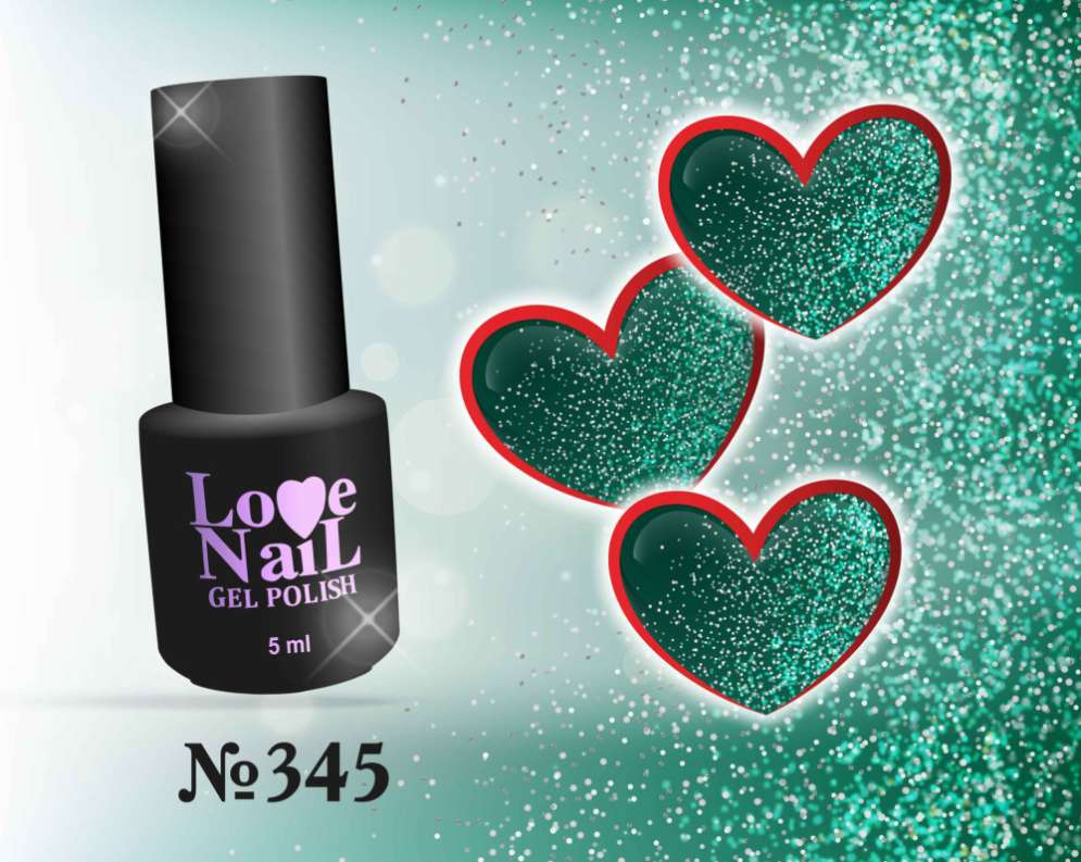 345  LOVE NAIL ГЕЛЬ ЛАК класса Premium 