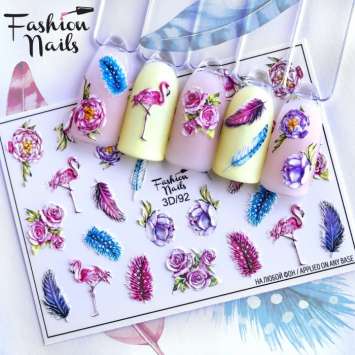 Fashion Nails Слайдер-дизайн 3D № 92