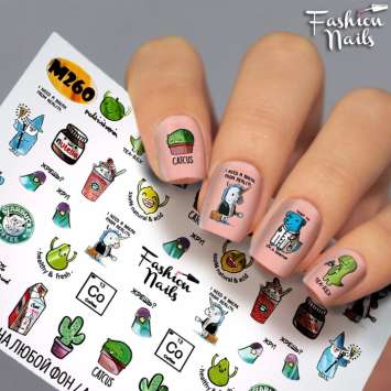 Fashion Nails Слайдер-дизайн METALLIC № 260