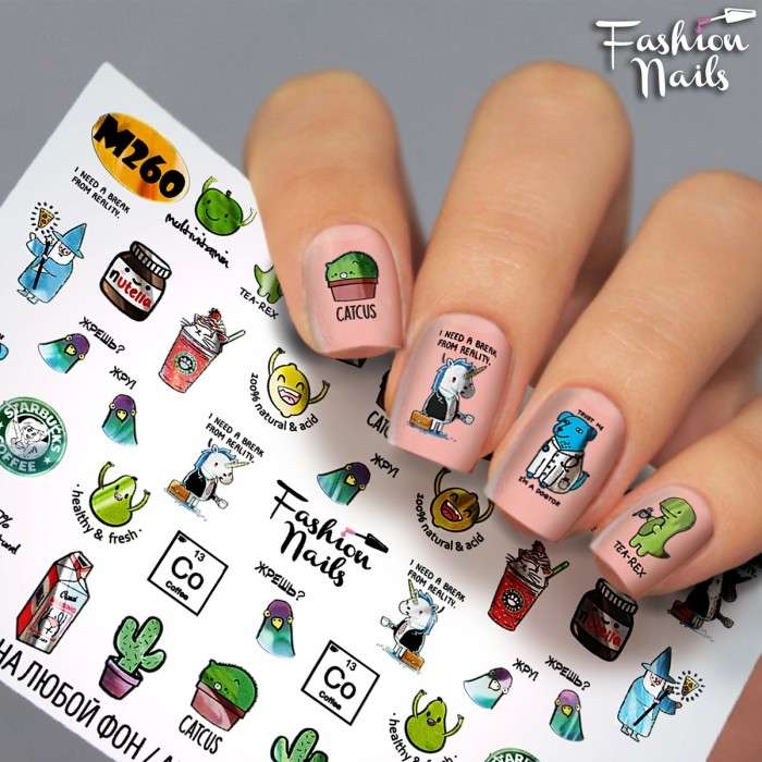 Fashion Nails Слайдер-дизайн METALLIC № 260