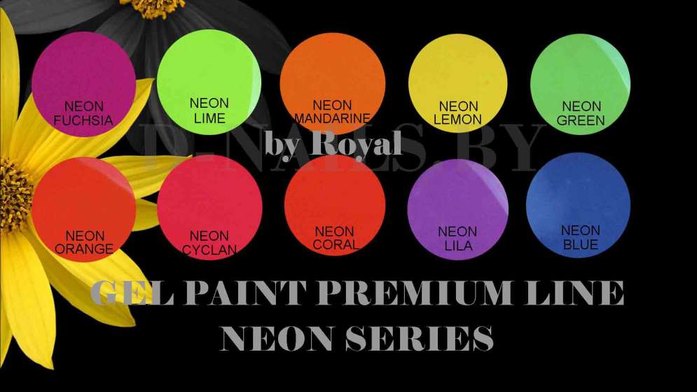 Гель-краска Royal Premium Line Neon Fuchsia 5 ml  