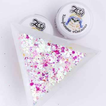 1567 Конфетти "Снежок" 1 г        