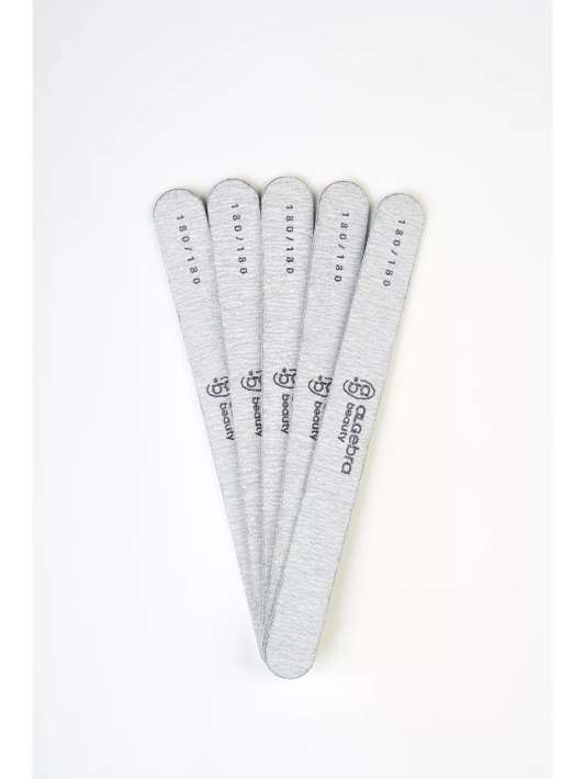 Algebra Beauty Пилки на деревянной основе 180/180 грит L Plus 25 шт