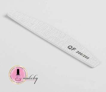 ПИЛКА ДЛЯ НОГТЕЙ, БАНАН 200/200 ЦВЕТ СЕРЫЙ