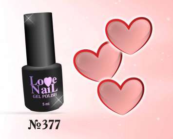 377 LOVE NAIL ГЕЛЬ ЛАК класса Premium  