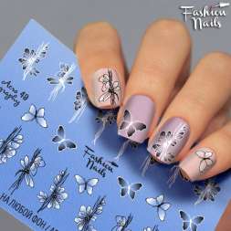 Fashion Nails Слайдер-дизайн AEROGRAPHY № 49