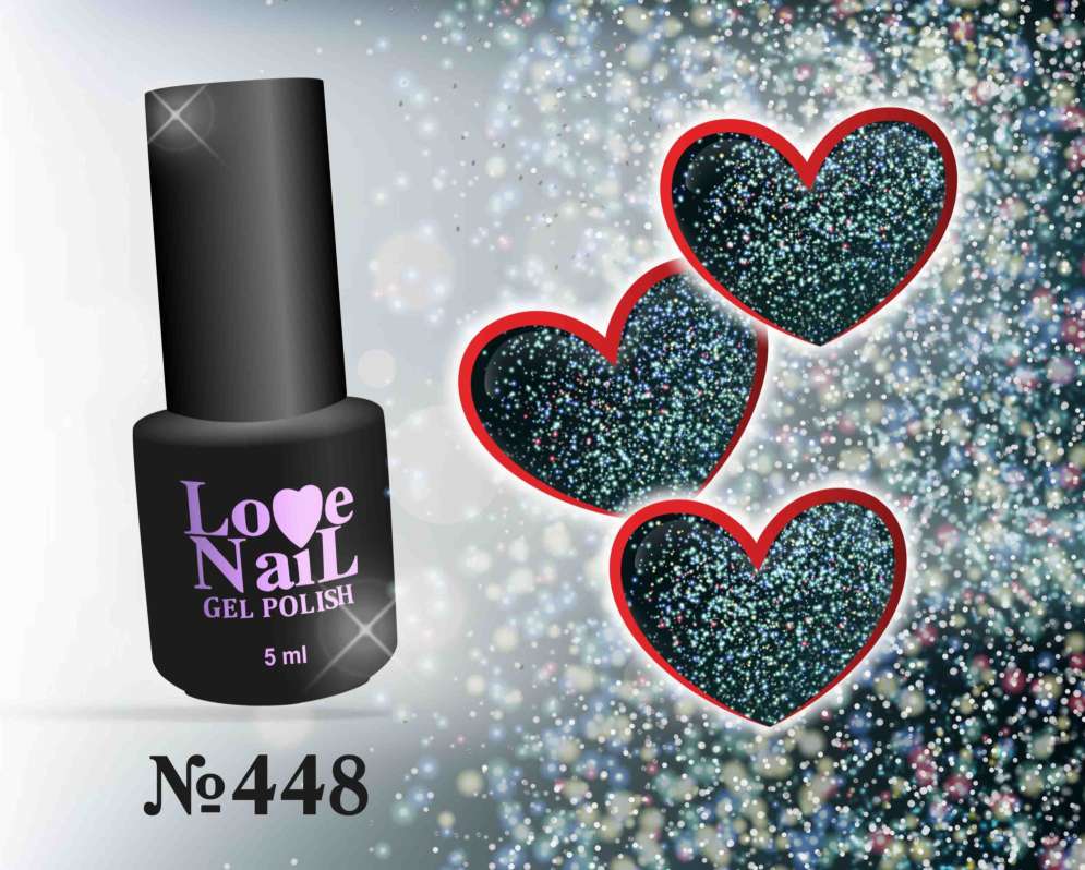 448 LOVE NAIL ГЕЛЬ ЛАК класса Premium            