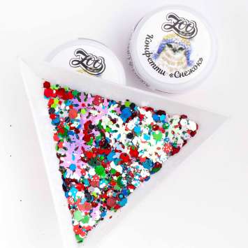 1568 Конфетти "Снежок" 1 г         