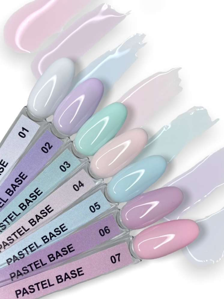 LOVE NAIL Каучуковая камуфлирующая база PASTEL №1