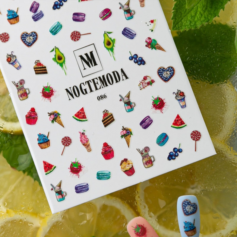 Наклейки Nogtemoda № 086
