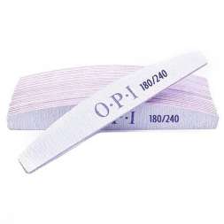 Пилочка OPI полумесяц 180/240 grit, 25 шт.