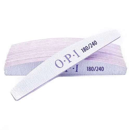 Пилочка OPI полумесяц 180/240 grit, 25 шт.