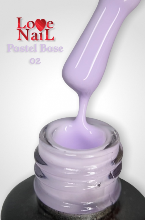 LOVE NAIL Каучуковая камуфлирующая база PASTEL №2